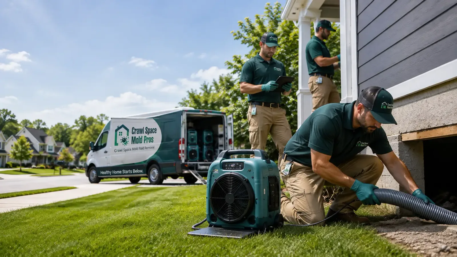 Crawl Space Mold Removal in Billings, OK
